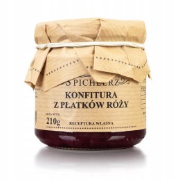 Konfitura z Płatków Róży 210g Spichlerz własna receptura naturalna Premium