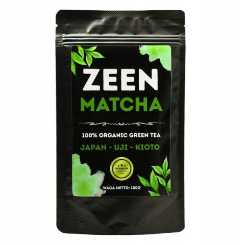 Zeen Matcha 100g - Zielona Herbata Japońska Premium 100% Organic Superfood