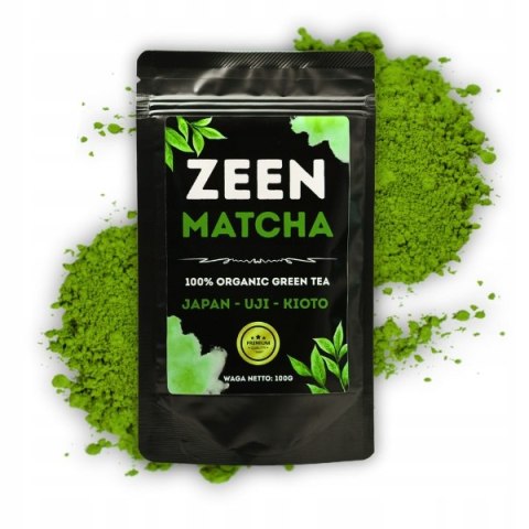 Zeen Matcha 100g - Zielona Herbata Japońska Premium 100% Organic Superfood
