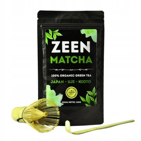 Zeen Matcha 100g - Zielona Herbata Japońska Premium 100% Organic Superfood