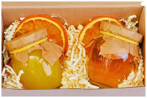 Zestaw 2 miody 200g - miód mniszkowy i nawłociowy Naturalny Prezent Idealny