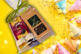 Zestaw prezentowy herbata, konfitury i wiśnie Doti - elegancki upominek